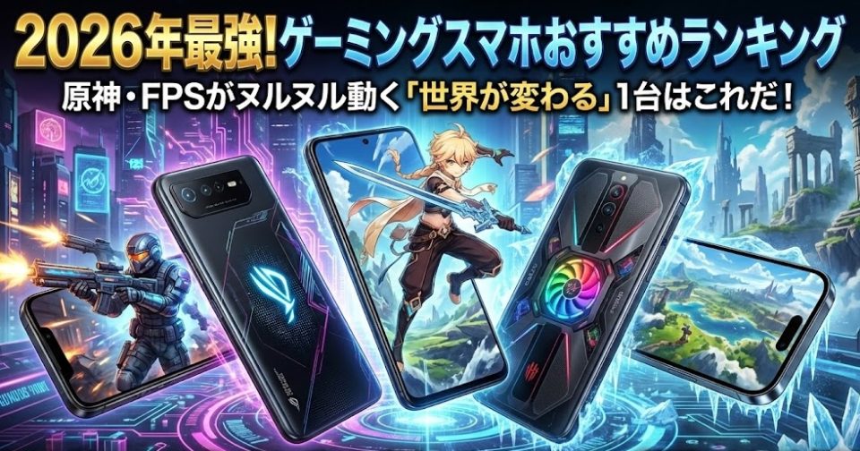 最強ゲーミングスマホおすすめランキング！